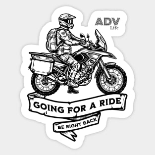 Adventure Motorcycle | Off-Road Design Sticker